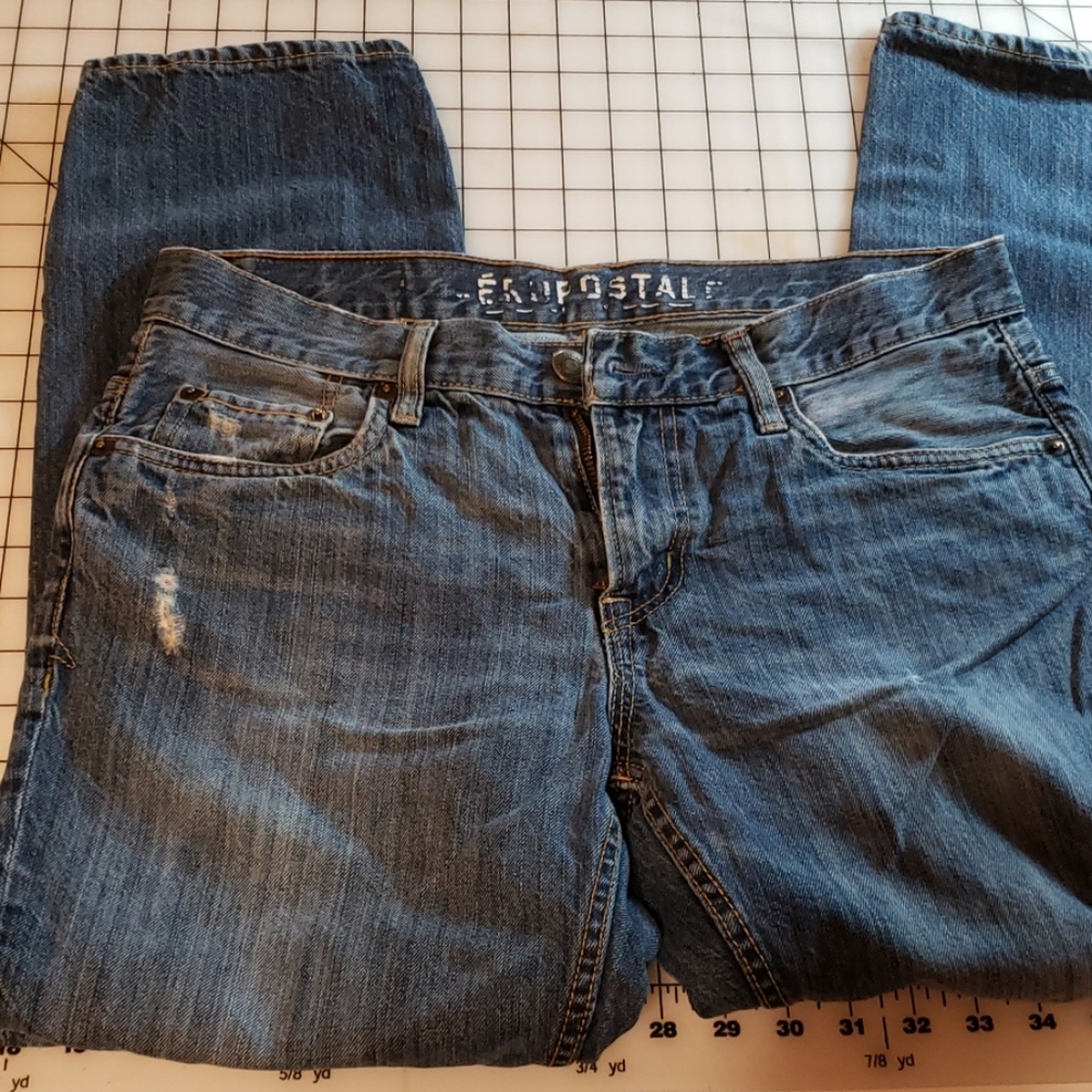 Aeropostale Bowery Slim Straight Jeans